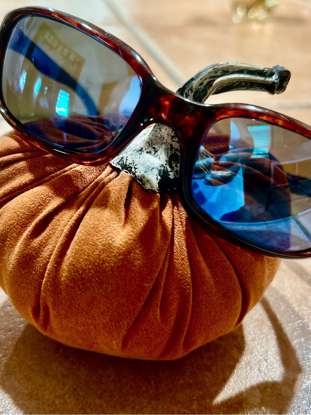 Costa Tortoiseshell Frame Sunglasses with glass Blue Lenses